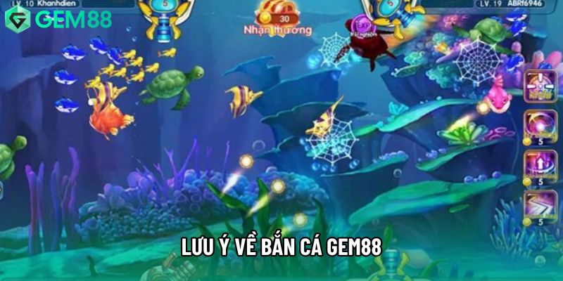 Lưu ý về bắn cá gem88 Lưu ý về bắn cá gem88
